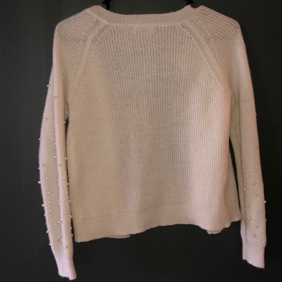 Pearl bead embellished Loft sweater - Picture 4 of 4